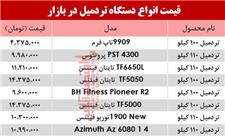 نرخ انواع تردمیل در بازار؟ +جدول