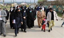 معاون رئیس‌جمهور از محله آسیب‌پذیر نوبنیاد ساری دیدن کرد