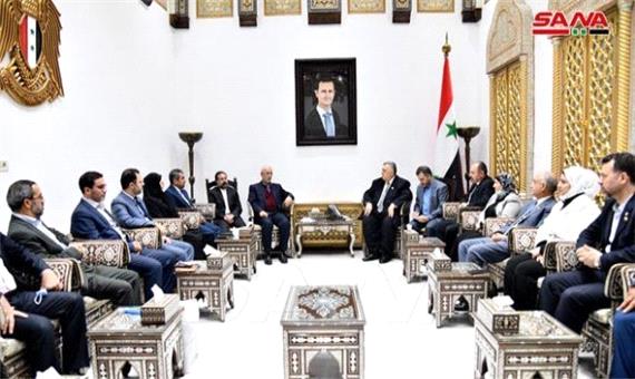 رئیس مجلس سوریه: روابط با ایران عمیق، مستحکم و ریشه دار است