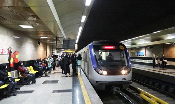 کاهش سرفاصله حرکت قطارهای مترو در هفته نخست مهر/ اورهال دو رام قطار مترو