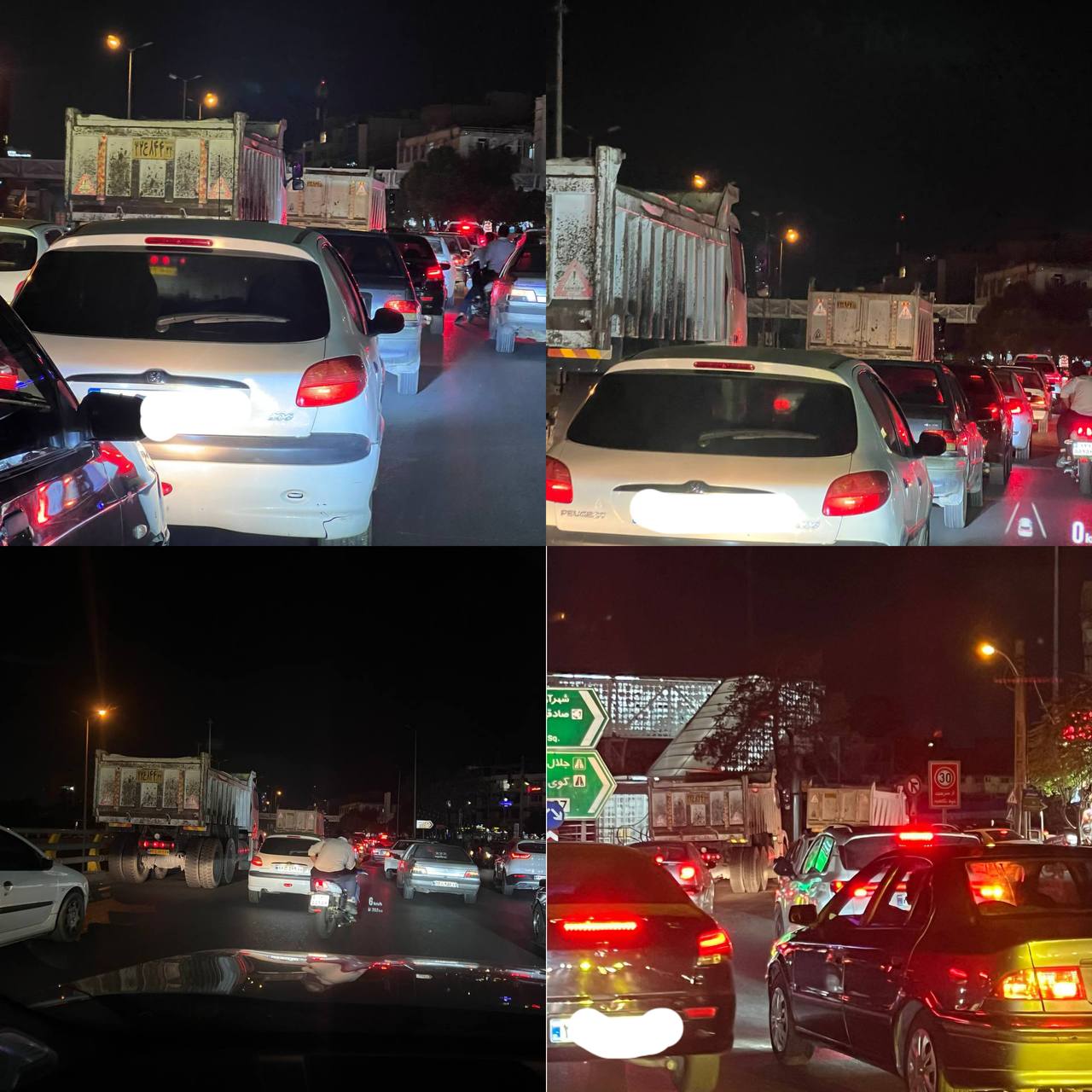 کامیون‌ها «بدون محدودیت شبانه» در تهران حرکت می‌کنند