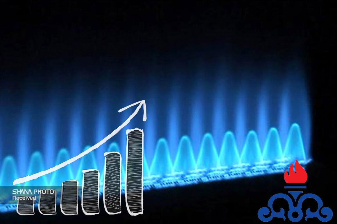 مصرف گاز خانگی و تجاری از ۶۰۰ میلیون مترمکعب گذشت