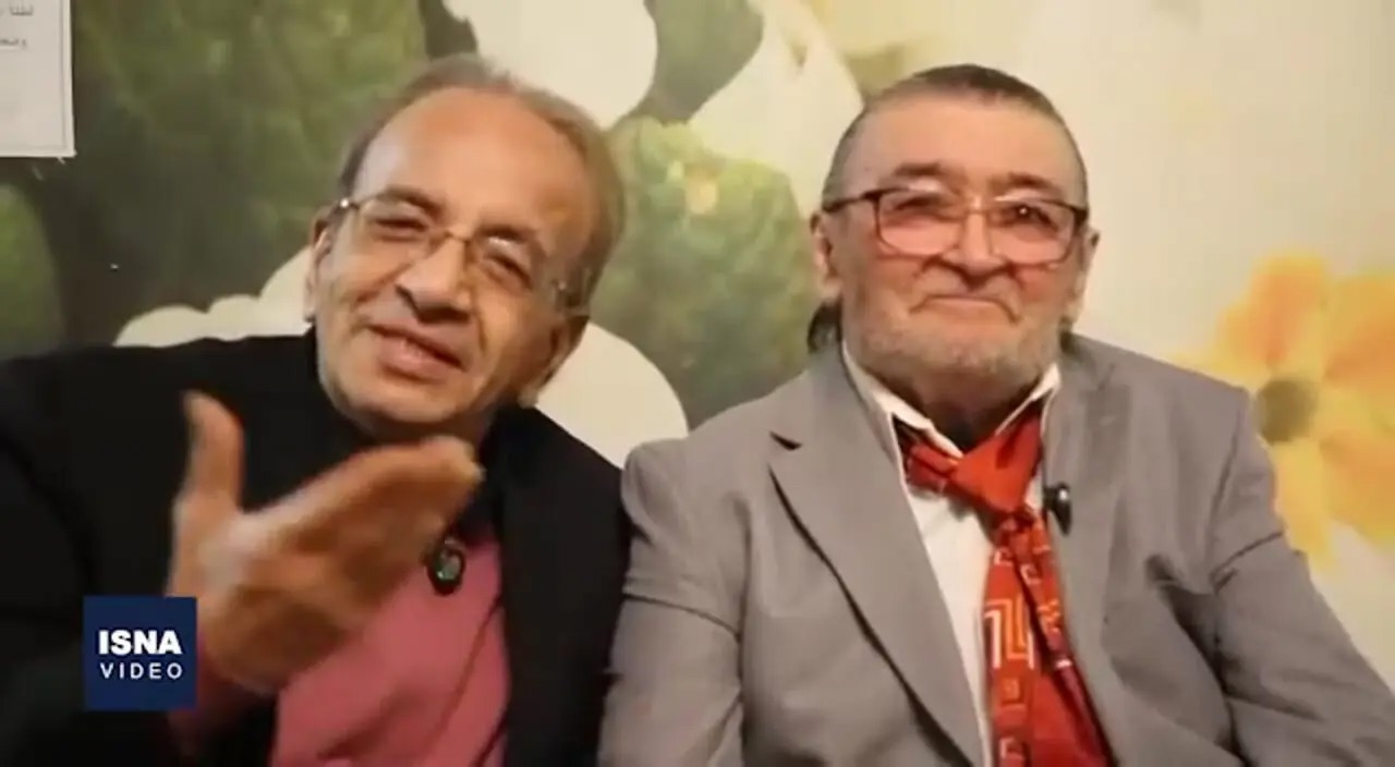 تصاویری از تولد ۷۵ سالگی رضا رویگری با حضور هنرمندان+فیلم