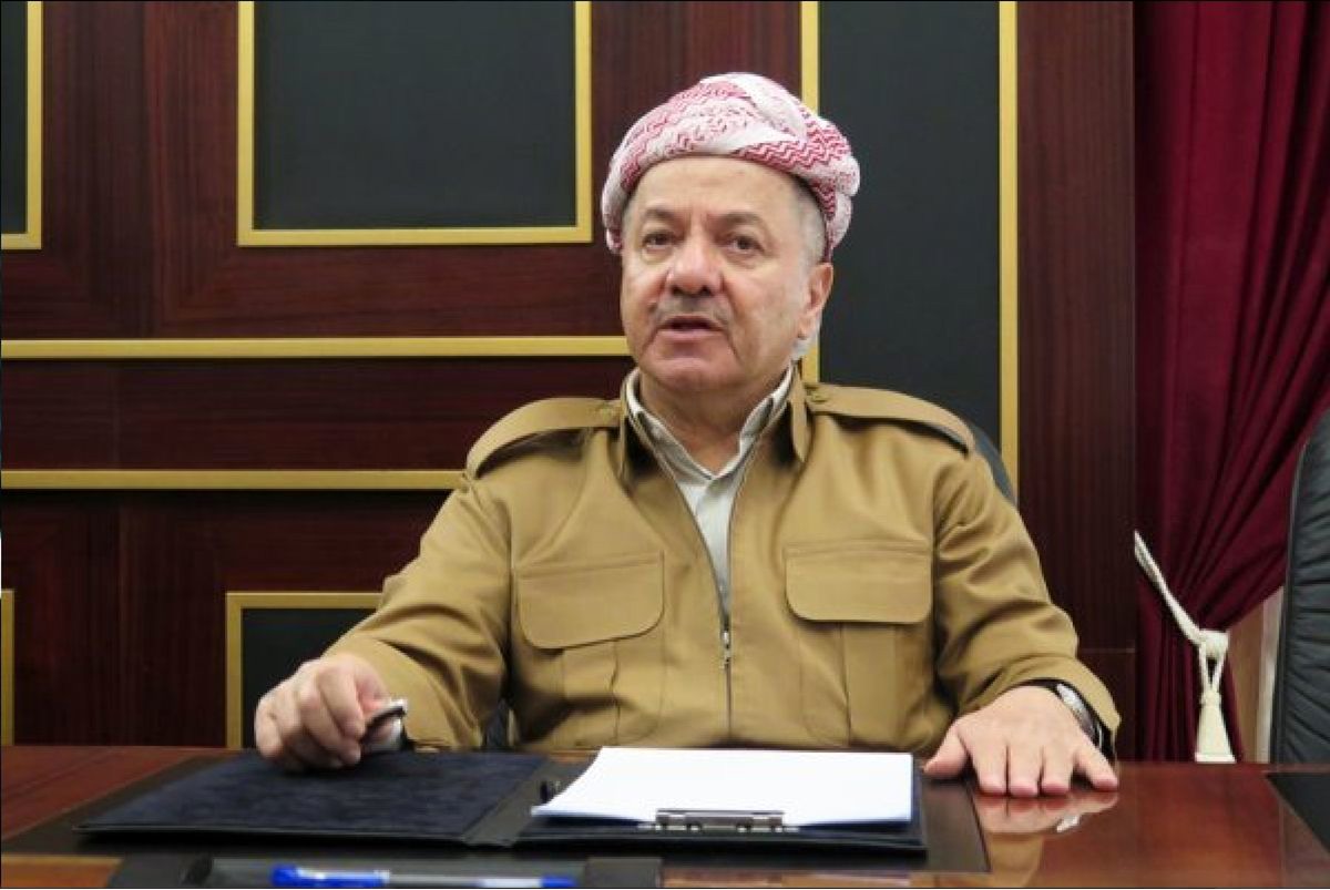 جزئیات رایزنی تلفنی بارزانی و فرمانده قسد