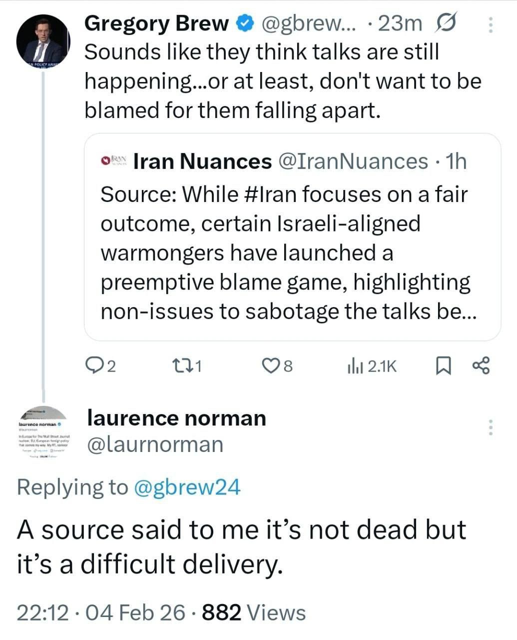 کار مذاکرات هنوز تمام نشده!