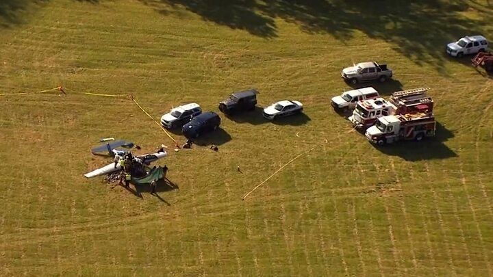 سقوط یک هواپیمای سبک/ ۲ نفر جان باختند