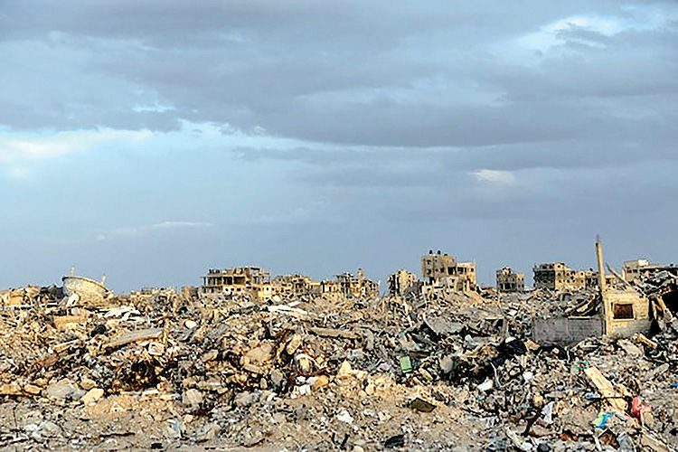 نقشه امارات برای رفحِ ویران‌شده