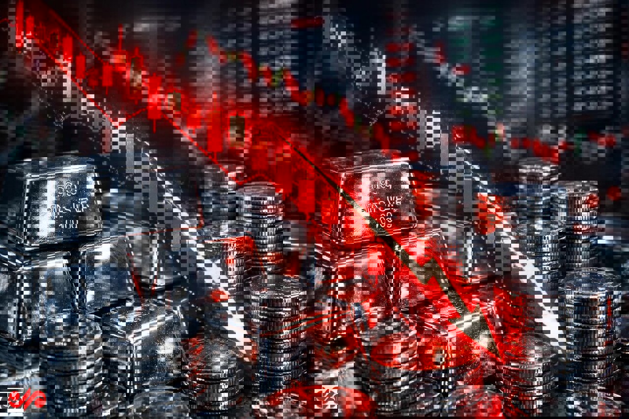 افت ۹۴ سنتی قیمت نقره در بازارهای جهانی