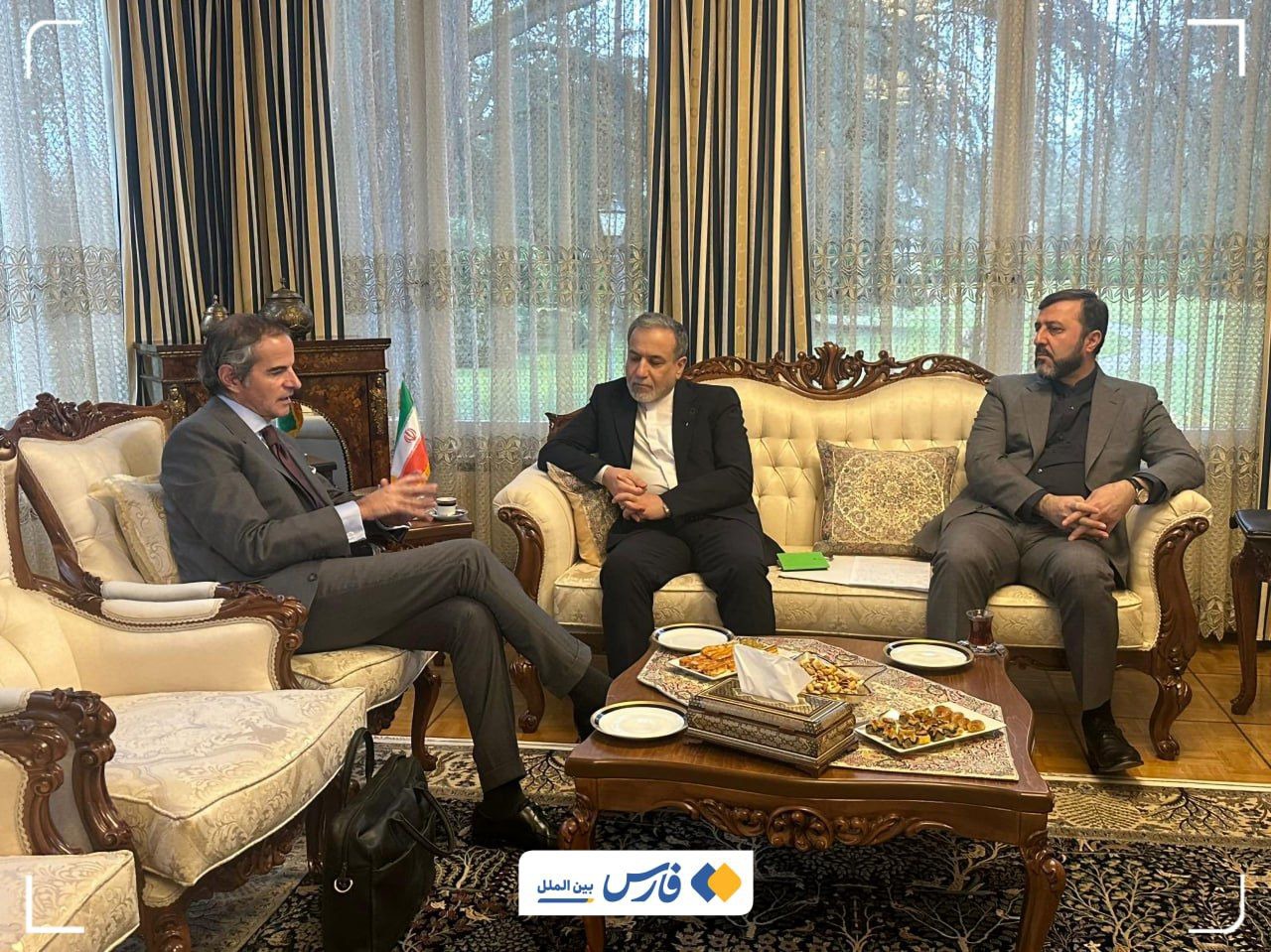 توئیت گروسی بعد از دیدار با عراقچی