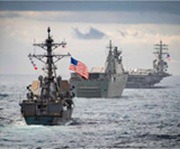 تصاویر انتقال بی‌سابقه هواپیماهای نظامی و سوخت رسان آمریکا