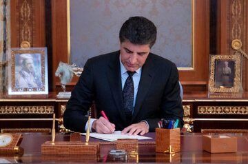 پیام بارزانی خطاب به رهبر انقلاب، پزشکیان قالیباف و عراقچی+جزئیات