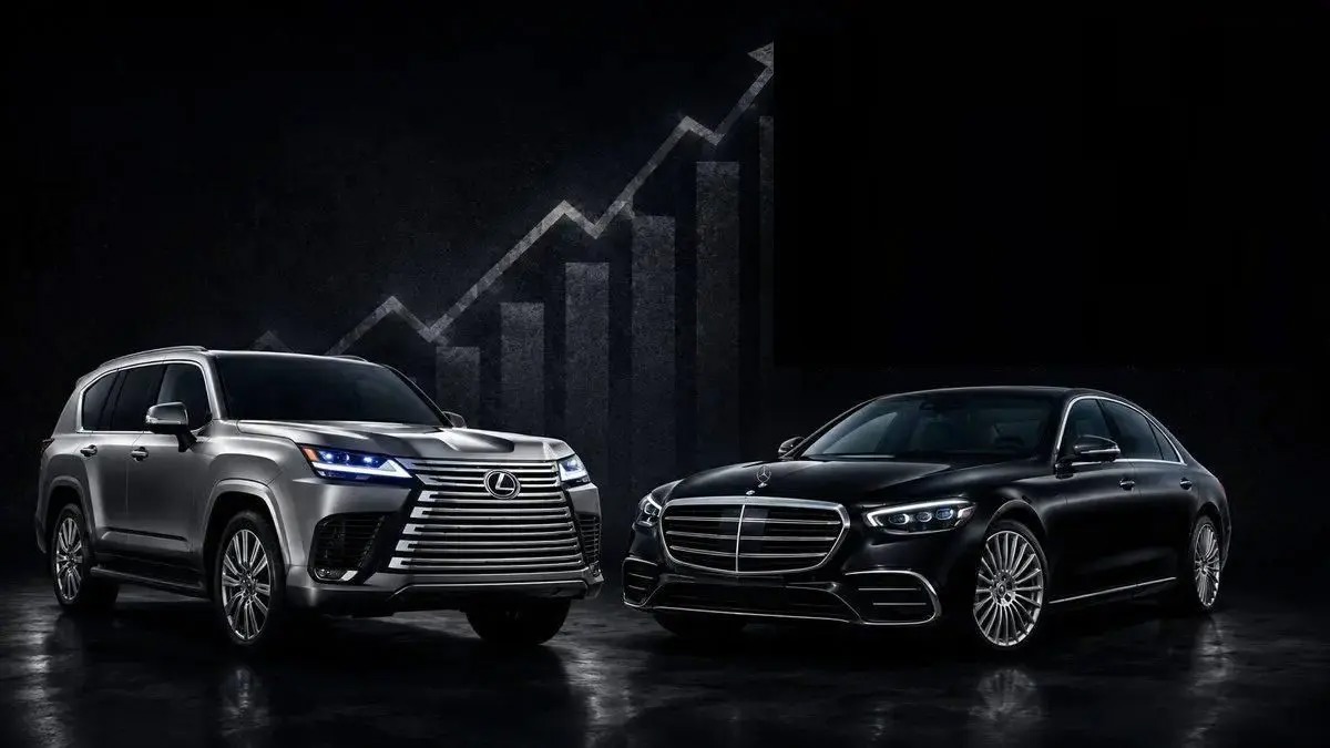 مرسدس بنز S۴۵۰ بالاتر از لکسوس LX۶۰۰ قیمت می‌خورد؟/ ویدئو