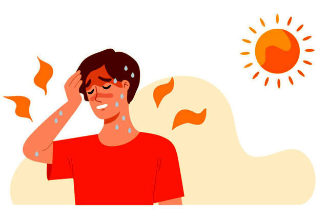 برای مقابله باگرمازدگی به این توصیه‌ها توجه کنید+ اینفوگرافیک