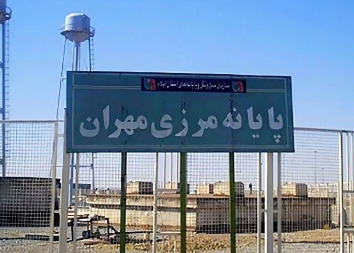 تصاویر هوایی از وضعیت پارکینگ مرزی مهران