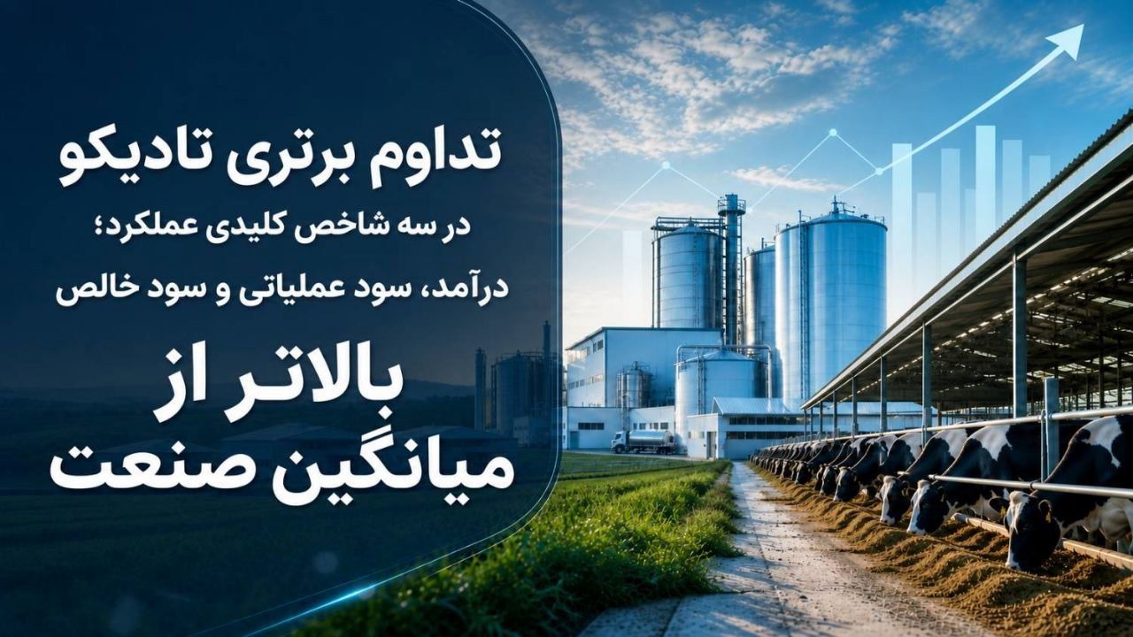 درآمد، سود عملیاتی و سود خالص بالاتر از میانگین صنعت