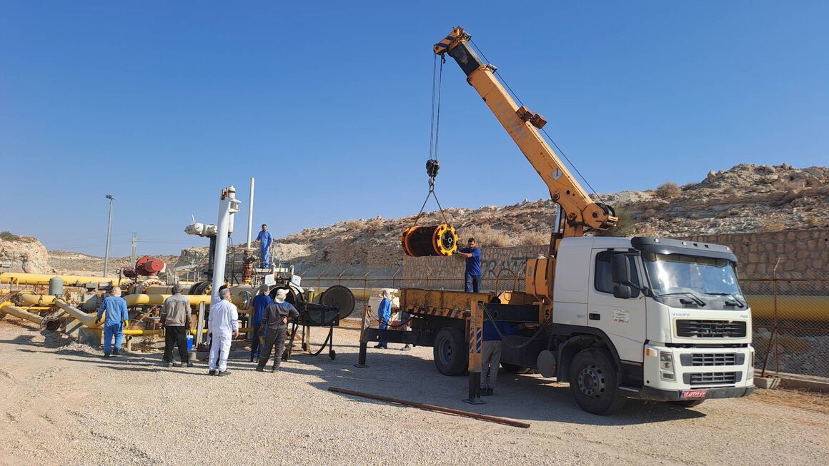 عملیات آماده‌سازی خطوط لوله انتقال گاز میدان تابناک انجام شد