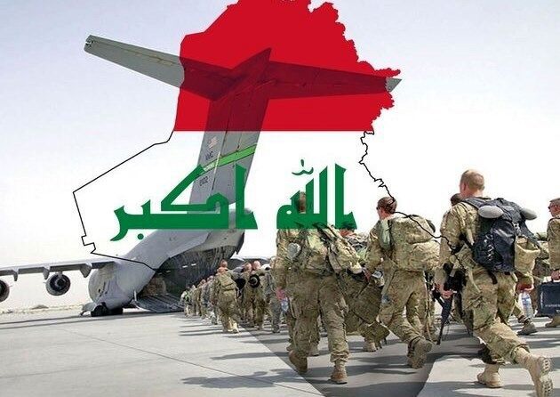 لحظه خروج آخرین نظامی و جنگنده آمریکا از عراق+عکس